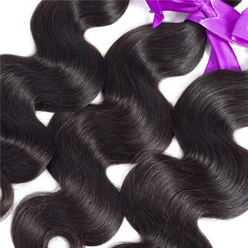 NATURAL HAIR BODY WAVE HAIR BUNDLE