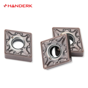 Precision Handerk Square Carbide Inserts, 4-Cutting Edge Set for CNC Turning Tools