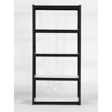 Black Metal Light Duty Storage Racks Steel Shelving