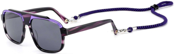 C4 Acetate Spectacle Frame Transparent Purple、Ink Purple