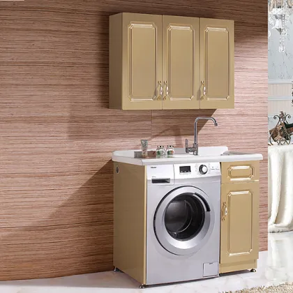 2018 Wholesale Modern Bathroom Cabinet Vanity with Washing Machine