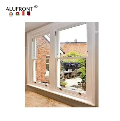 ALUFRONT Anti-Theft Aluminum Doors and Windows: Customized Double Hung Windows - Guangzhou Factory