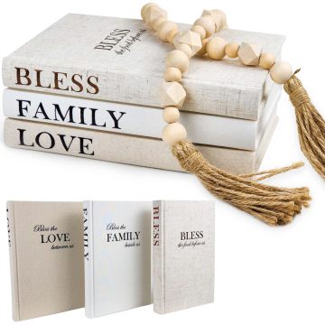 Tavolino finto libri decorativi set per gli scaffali