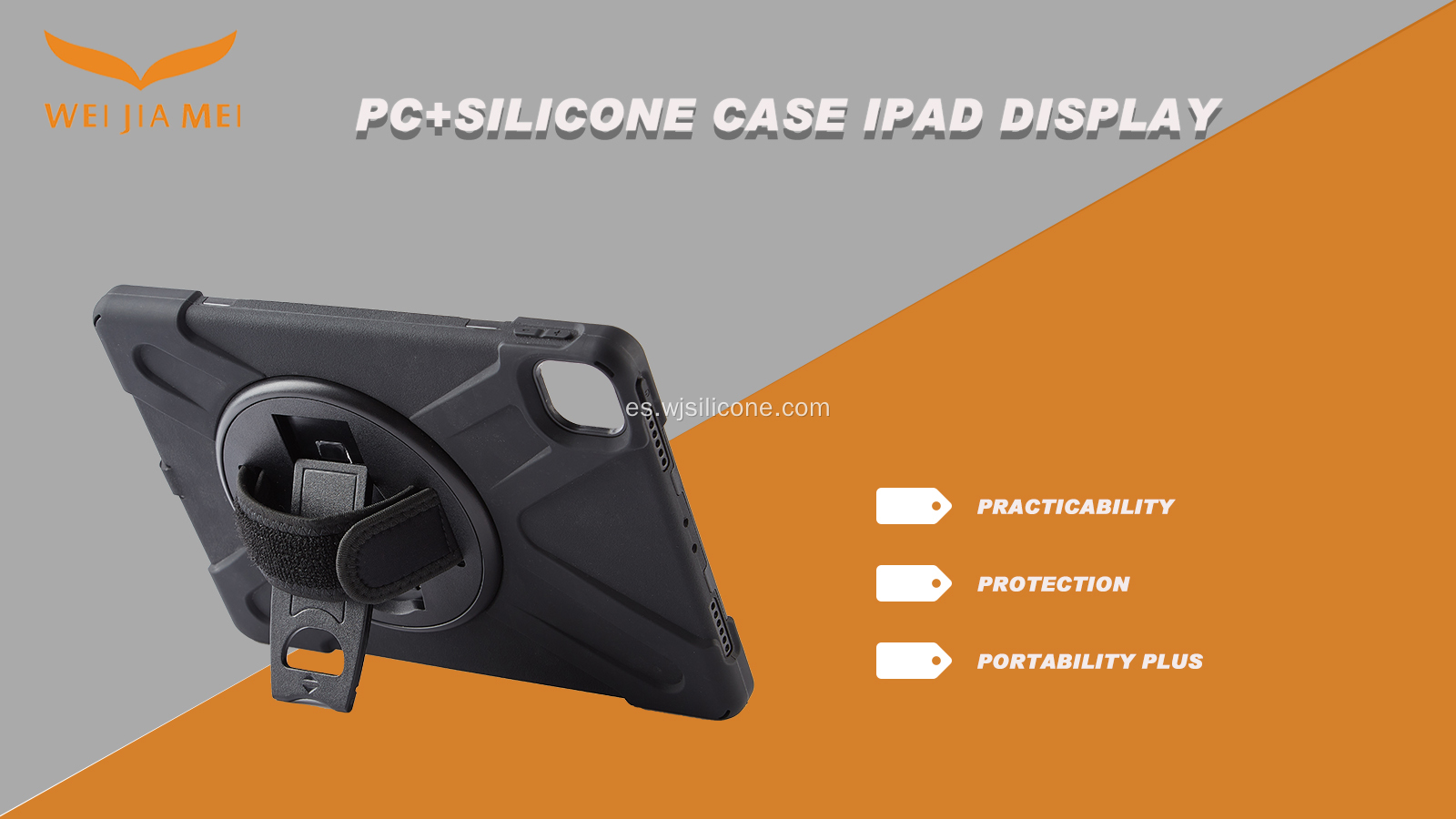 Soporte de PC con cubiertas de silicona para iPad Pro 2022