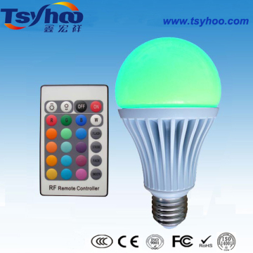 Luces de bulbo de LED de 5W, RGB Color bombilla RF Control completo
