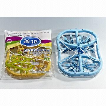 Plastic Clothes Horse with 22 Pegs