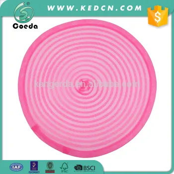 Orange Round Nylon Table Placemat