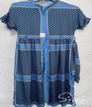 Polyester Lady's Printed Dress
