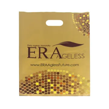 Golden LDPE Die Cut Bag for Garment