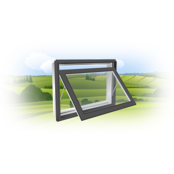 French Glass Aluminum Awning Windows