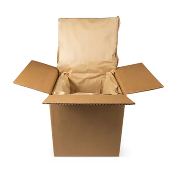 Liner aislante de mezclilla reciclado para cajas