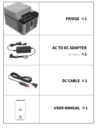 C12 12L Small Fridge Freezer Car Refrigerator