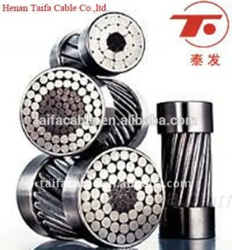 Power Transmission Cable Hard Drawn Stranded Types of ACSR Conductors ACSR Raven Conductor 1/0 AWG Cable