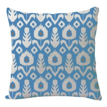 Custom Flax Throw Pillow Case Decor cushion Pillowcase