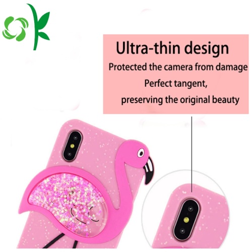 High quality fantastic flamingos soft silicon phone case