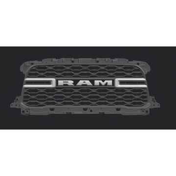 Accesorios 4x4 Grilla delantera con luz para Ram 2500 2019