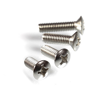 Stainless steel Cross raised countersunk head screws DIN966