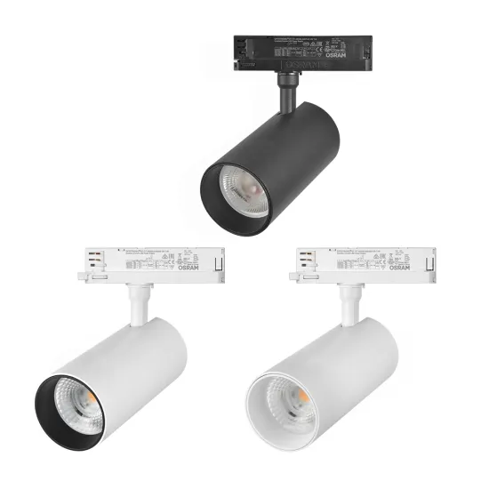 Cob LED Spot Track Light with 30W High Heat Dissipation for Commercial Lighting