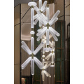 Modern Nordic Glass Art Lobby Glass Chandelier