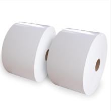 barcode label sticker pe clear pp self adhesive label roll film in a roll for labels