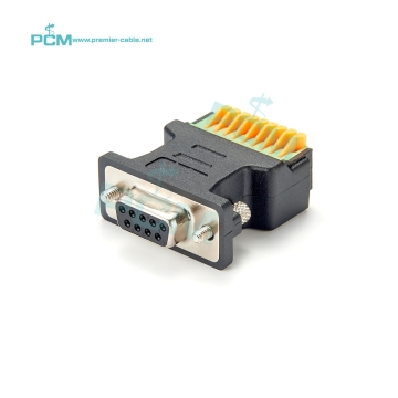 RS232 Serial DB9 Female to Screwless Terminal Block Breakout Board Adapter: Connecting Devices Simplified
