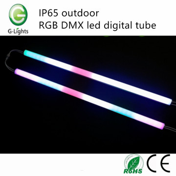 IP65 ngoài trời RGB DMX dẫn ống kỹ thuật số