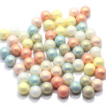 Harga Grosir Murah 6MM 8MM 10MM Acrylic Round AB Plating Ball Beads Plastik Longgar Spacer Beads Untuk Persediaan Pembuatan Perhiasan