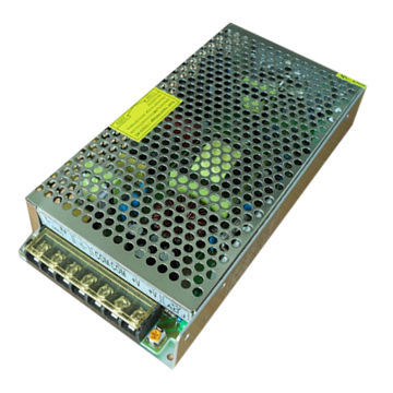 Metal Case Power Supply w/Single Output and 100 to 240V AC Input Voltages, 24V Output Voltages, 120W
