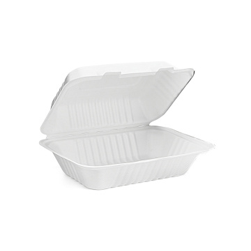 κουτιά διαθέσιμων τροφίμων Takeaway Packaging Bagasse Containers