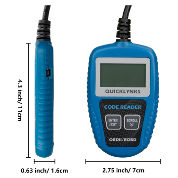 V311 OBD2 -scanner: 249 ECU -parameters Diagnostisch tool