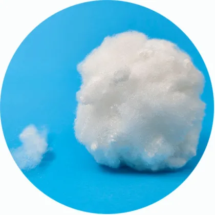 Far Infrared 6D 60MM Siliconized Polyester Fiber