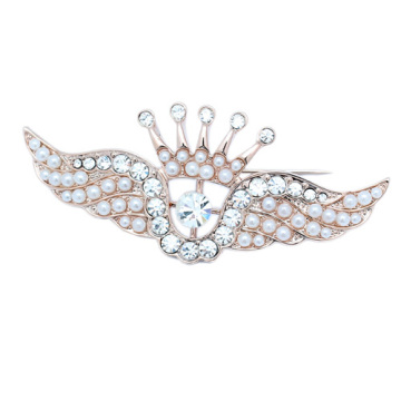 2.6" kerongsang crown dengan sayap