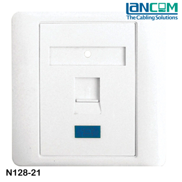 Lancom CE factory standard Keystone Jack Face Plate