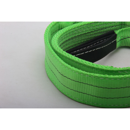Green 2 Ton Polyester Lifting Webbing Sling with CE Certificate