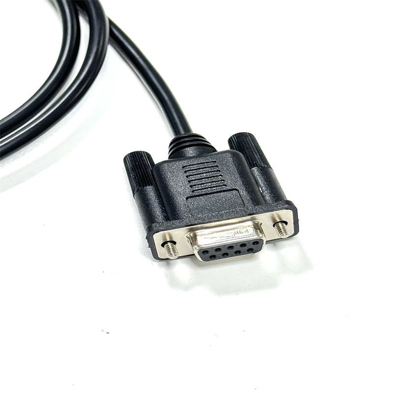 DB9 Female to 2P Gray Automotive Connector Cable 1000mm
