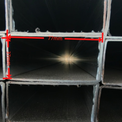 Verzinktes Vierkantrohr 37*77*1,3 mm