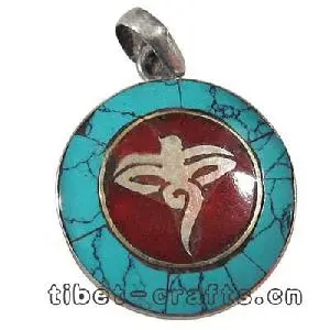 Silver Buddha Eyes Pendant