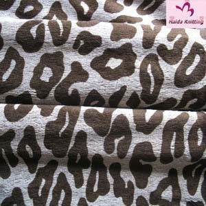 Discharg velboa/100%polyester fabric