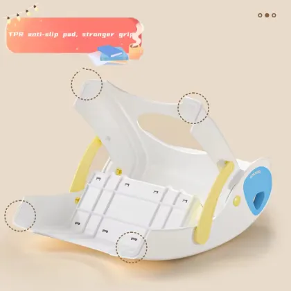 Portable Anti-Slip Baby Folding Training Step Stool for Children - Double Step Plastic stool