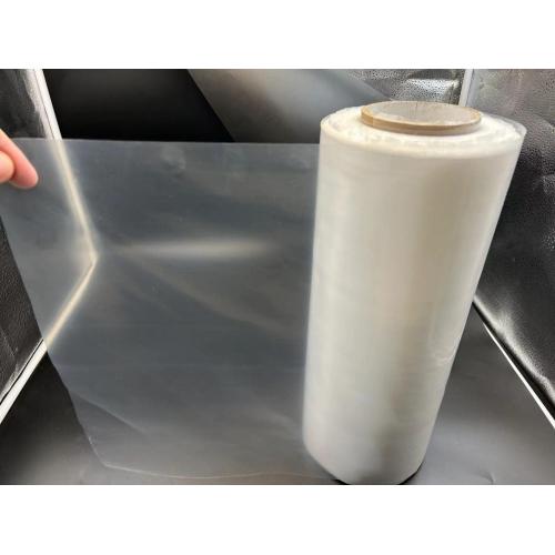 Transparent heat shrinkable PE film