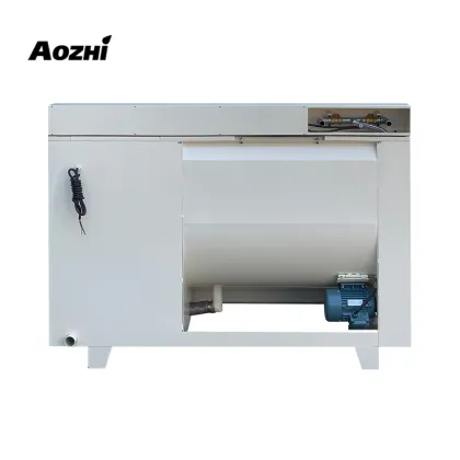 AOZHI 15kg Industrial Horizontal Double Cylinder Washing and Dewatering Machine for Sale