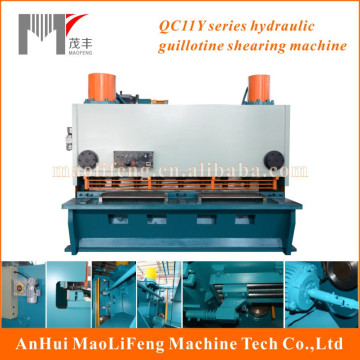 Hydraulic plate cutting folding shearing machine QC11Y 2500mm plate shear