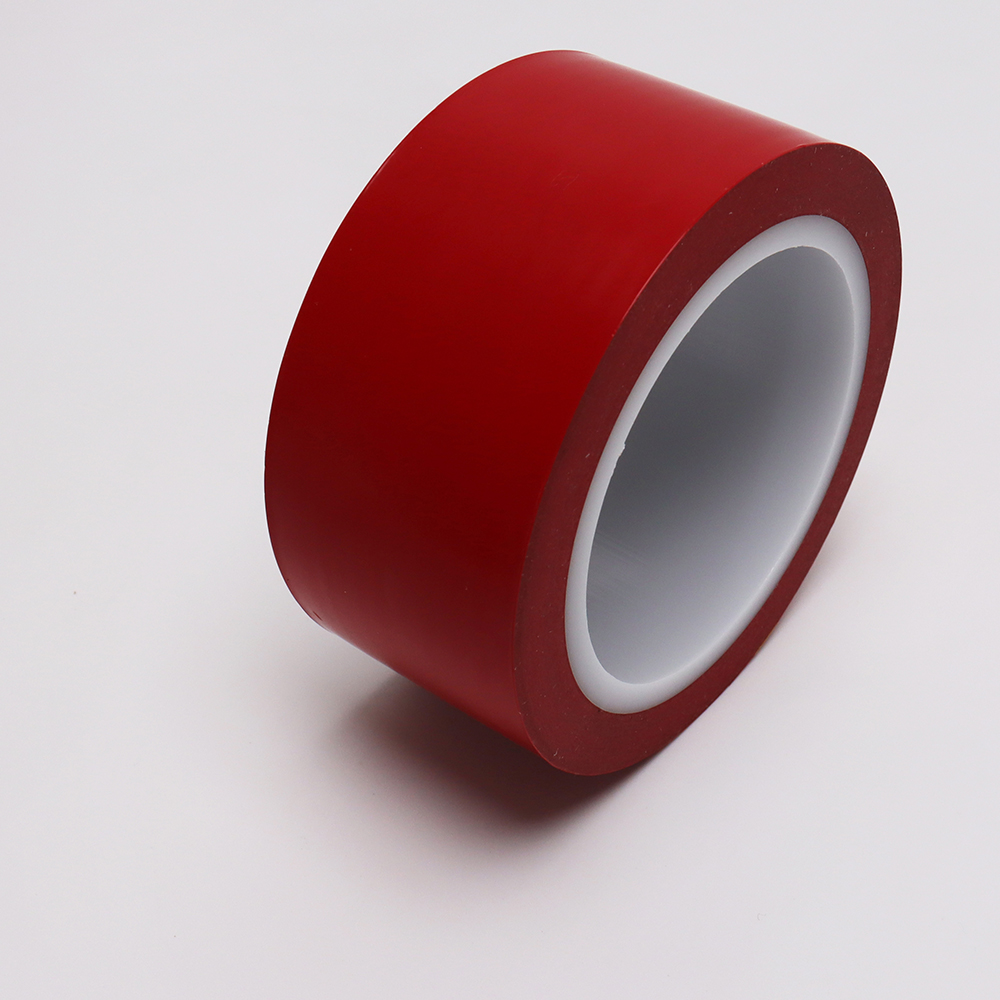 Rode PTFE skid-film met siliconen plakband