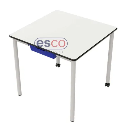 Group Square School Table with Storage