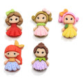 New Arrived Multi Design Resin Lovely Girl Decoration Cute Princess Art Decor Keychain Ornament Craft Phone Case Embellishment