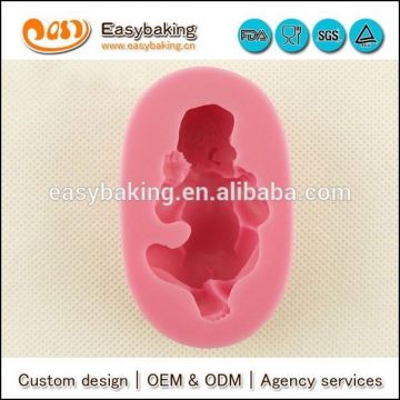 Wholesale cake decorating 3d baby silicone molds