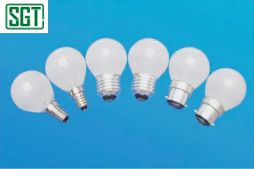 Round Incandescent lamps G45 frosted edison light