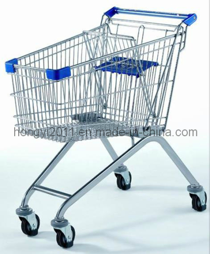 Supermarket European Style Shopping Cart 150L