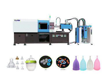 Silicone baby feeding injection molding machine