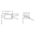 Válvula solenoide de una manera para monitor de presión arterial